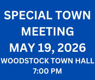 Special Town Meeting May 19th at 7 pm
