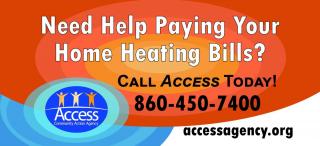 Call Access today for home heating bill help! 860-450-7400