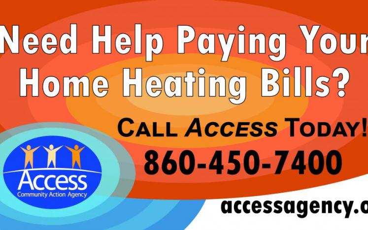 Call Access today for home heating bill help! 860-450-7400