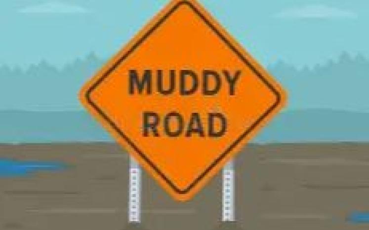 muddy road